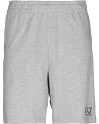 grey ea7 shorts