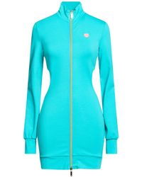 Chiara Ferragni - Mini Dress Cotton, Elastane - Lyst