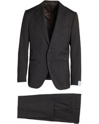 Caruso - Chocolate Suit Wool, Mohair Wool - Lyst