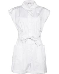 White Wise - Wise Jumpsuit Cotton - Lyst