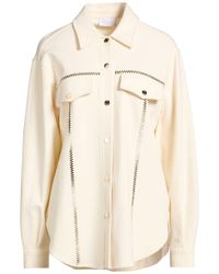 Clips More - Cream Shirt Viscose, Polyamide, Elastane - Lyst