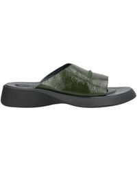 Hogan - Dark Sandals Soft Leather - Lyst