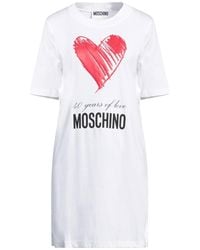 Moschino - Couture Mini Dress Cotton - Lyst
