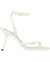 Loewe - Ivory Thong Sandal Leather - Lyst