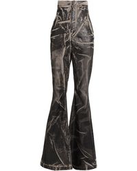 Rick Owens - Jeans Cotton, Elastic Fibres, Rubber - Lyst