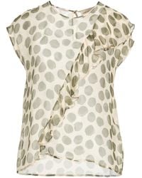 ALESSIA SANTI - Top Viscose, Silk - Lyst
