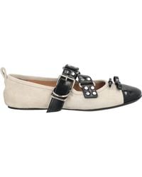 13 09 SR - Ballet Flats Leather - Lyst