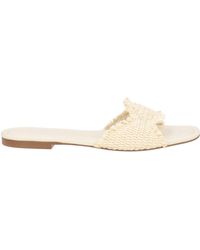 DI GAÏA - Ivory Sandals Leather - Lyst