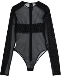 David Koma - Bodysuit Cotton, Polyamide, Polyester - Lyst