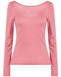 Majestic Filatures - Antique Rose T-Shirt Organic Cotton, Cashmere - Lyst