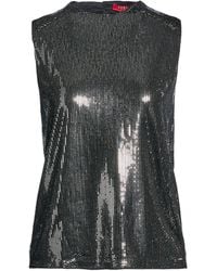 Guess - Top Polyester, Elastane, Metallic Fiber - Lyst
