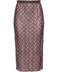 Marine Serre - Midi Skirt - Lyst