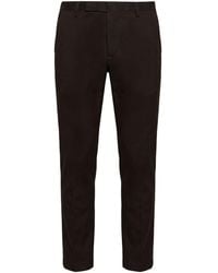Entre Amis - Dark Pants Cotton, Elastane - Lyst