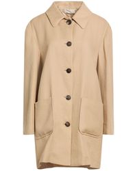 Drumohr - Overcoat & Trench Coat Virgin Wool, Hemp - Lyst