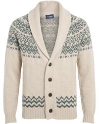 Drumohr - Cardigan Cashmere - Lyst