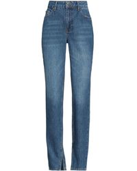 DAMEN Jeans Straight jeans Ripped Rabatt 49 % Silvian Heach Straight jeans Blau/Golden 36 