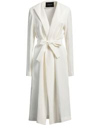 Fabiana Filippi - Overcoat & Trench Coat Viscose, Linen - Lyst