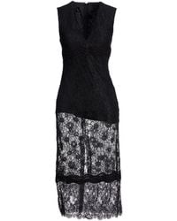 Pinko - Midi Dress Polyester - Lyst