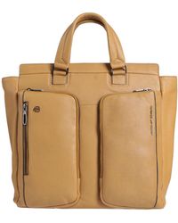 Piquadro - Camel Handbag Cow Leather, Eva (Ethylene - Lyst