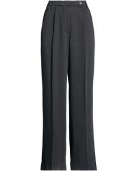 Department 5 - Charcoal Pants Viscose - Lyst