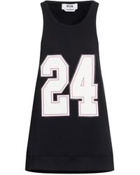 MSGM - Tank Top Cotton - Lyst