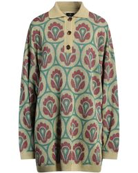 Etro - Khaki Sweater Viscose, Metallic Fiber, Polyester, Polyamide - Lyst