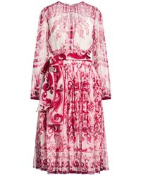 Dolce & Gabbana - Midi Dress - Lyst