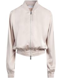 Gaelle Paris - Ivory Jacket Polyester, Polyamide - Lyst