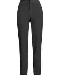 Sandro - Charcoal Pants Polyester, Viscose, Elastane - Lyst