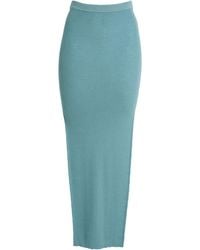 Rick Owens - Deep Maxi Skirt Virgin Wool, Polyamide, Elastane - Lyst