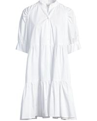 Shirtaporter - Mini Dress Cotton - Lyst
