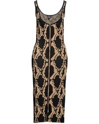Just Cavalli - Midi-Kleid - Lyst