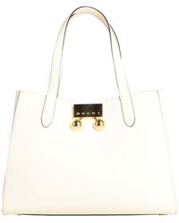 Marni - Cream Handbag Cow Leather - Lyst