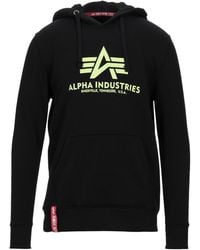 alpha industries black sweatshirt