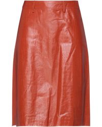 Dodo Bar Or - Midi Skirt Leather - Lyst