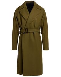 Hevò - Coat Virgin Wool, Polyamide - Lyst