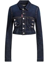 DSquared² - Denim Outerwear Cotton, Elastane - Lyst