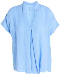 120% Lino - Azure Top Linen - Lyst