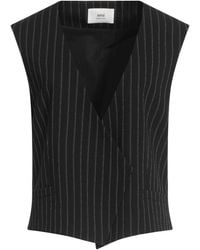 Ami Paris - Tailored Vest Virgin Wool - Lyst