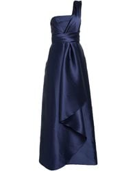 Alberta Ferretti - Maxi Dress Polyester, Silk - Lyst