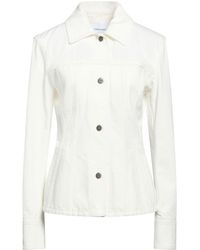 Ferragamo - Denim Outerwear Cotton - Lyst