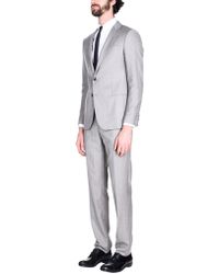 grey armani suit