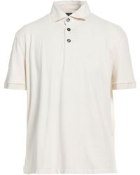 Tombolini - Cream Polo Shirt Cotton, Elastane - Lyst