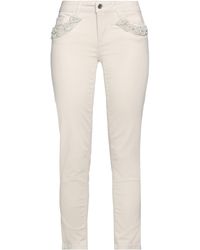 Liu Jo - Cream Jeans Cotton, Elastane - Lyst