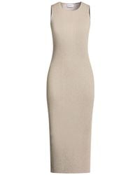 Marella - Midi Dress Viscose, Metallic Fiber, Polyamide - Lyst