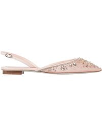 Rene Caovilla - Light Ballet Flats Textile Fibers, Lambskin - Lyst