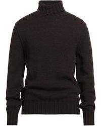 Messagerie - Patrizio Piscaglia Dark Turtleneck Baby Alpaca Wool, Polyamide, Wool - Lyst