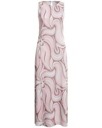 Maliparmi - Maxi Dress Viscose, Polyamide, Polyester - Lyst