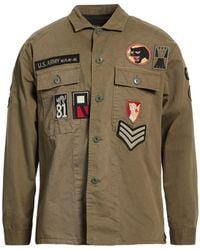 Replay - Military Shirt Cotton - Lyst