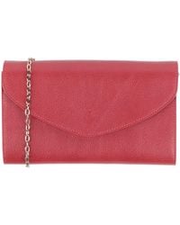 Il Bisonte - Burgundy Crossbody Wallet Leather - Lyst